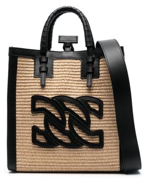 Casadei Tassen ,Leer Beaurivage Tote Bag - Zwart