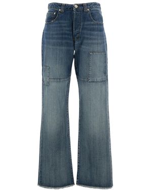 Wales Bonner Flared Jeans - Azul