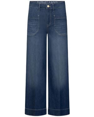 RAFFAELLO ROSSI Wide Jeans - Azul