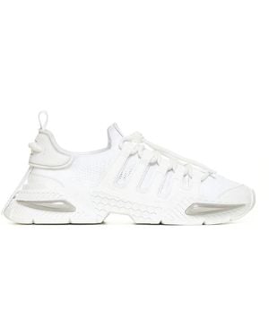 Dolce & Gabbana Weiße mesh airmaster sneakers
