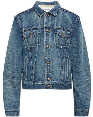 McQueen Denim Jackets - Azul