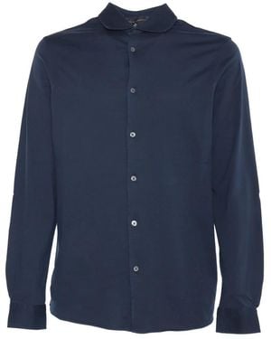 FILIPPO DE LAURENTIIS Camicia Ml Basica - Blauw