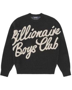 Billionaire Round-Neck Knitwear - Nero