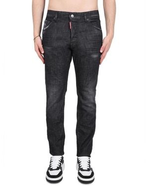 DSquared² Stijlvolle Denim Jeans Met Sluiting - Blauw