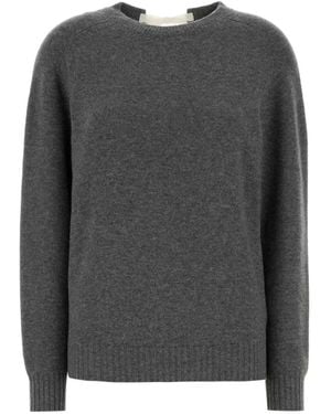 Carven Round-Neck Knitwear - Gris