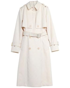 Elisabetta Franchi Trench Coats - Neutro