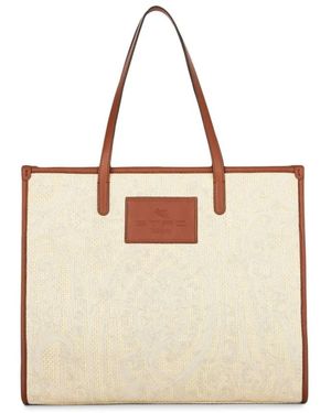 Etro Tote Bags - Neutro