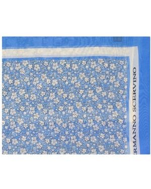 Ermanno Scervino Silky Scarves - Bleu