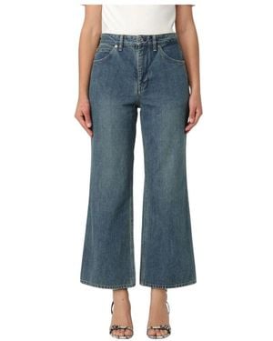 デニム・ジーパン JIL SANDER DENIM WIDE-LEG JEANS Jil Sander Distressed wide-leg jeans Jil Sander