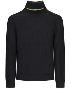 Paul Smith Turtlenecks - Black