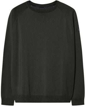 Rrd Truien & Vesten ,Groen ,Katoen Amos Cotton Round Knit - Zwart