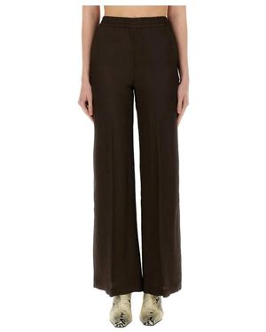 Aspesi Wide Trousers - Negro