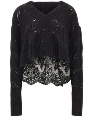 Maurizio Mykonos V-Neck Knitwear - Noir