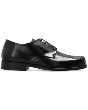 Ami Paris Derbys Aus Rindsleder - Schwarz