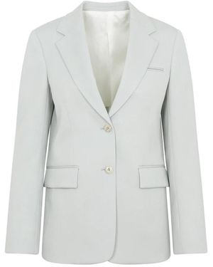 Lanvin Blazer de un solo botón en salvia - Gris