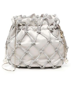 ROSANTICA 20SS ファタール サテン ドローストリングバッグ（Rosantica  