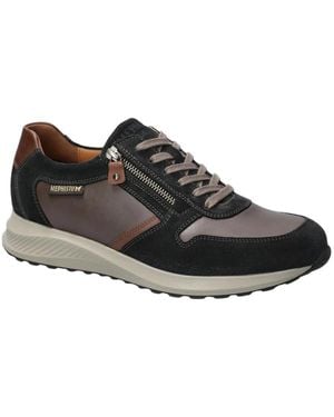 Mephisto Schoenen ,Bruin ,Leer Dino Velsport 3655 - Zwart