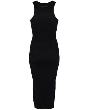 John Richmond Elegantes Strickkleid - Schwarz