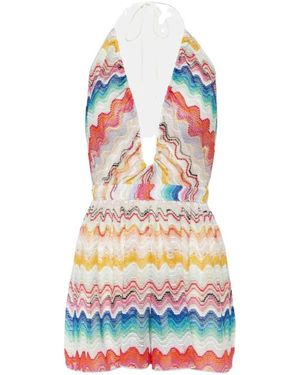 Missoni Playsuits - Azul