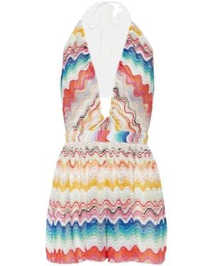 Missoni Playsuits - Azul