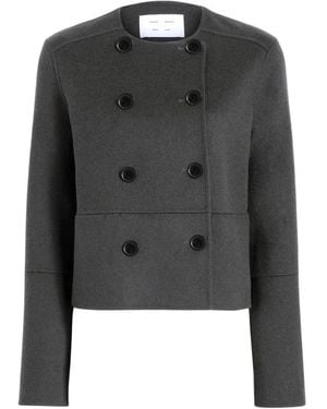 Proenza Schouler Double-Breasted Coats - Negro