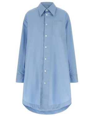 Ami Paris De Coeur Shirt Dress - Blauw