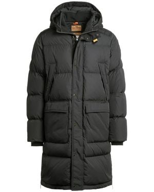 Parajumpers Langer bären puffermantel mit kapuze - Schwarz