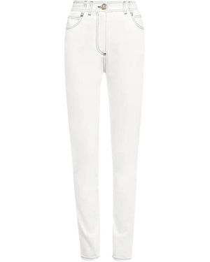 Balmain Slim-Fit Jeans - Blanco