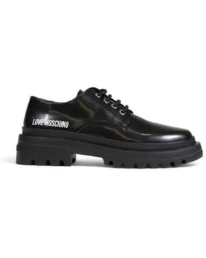Love Moschino Laced Shoes - Black