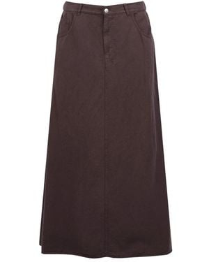 Jucca Maxi Skirts - Brown