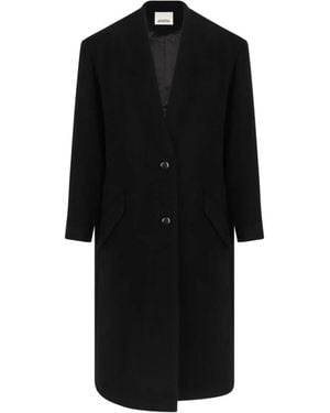 Isabel Marant Single-Breasted Coats - Black