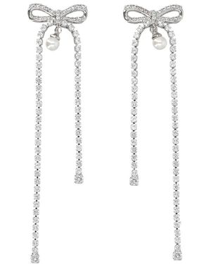 Self-Portrait Earrings - White