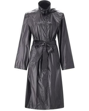 Saint Laurent Rain Jackets - Negro