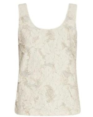 Marella Sleeveless Tops - Blanco