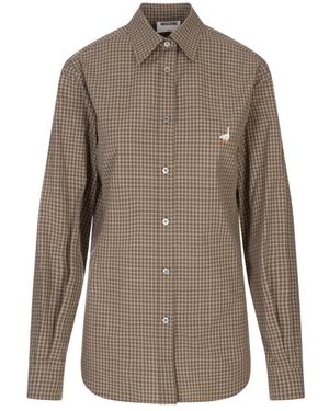 Moschino Braune Baumwoll-Damenbekleidung