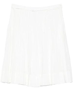 Low Classic Short Skirts - White