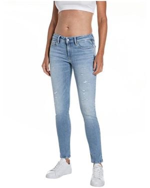 Replay Skinny Jeans - Azul