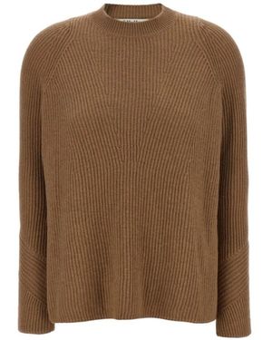 Max Mara Round-Neck Knitwear - Marrón