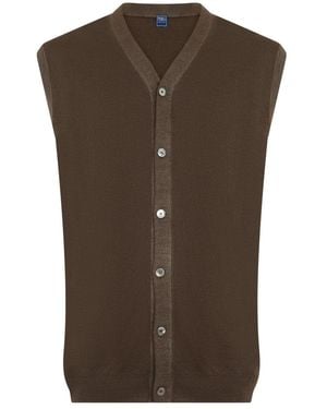 Fedeli Mouweloze Vest - Bruin