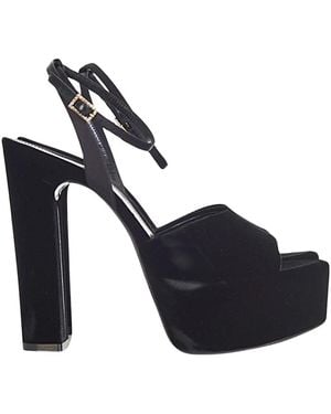 Saint Laurent High Heel Sandals - Blue