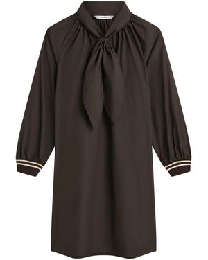 Summum Kleedjes ,Bruin ,Polyester Summum - Zwart