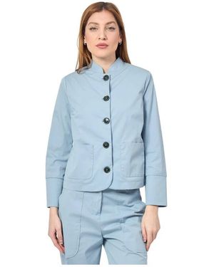ALESSIA SANTI Klare Blaue Damenjacke Stilvolles Design