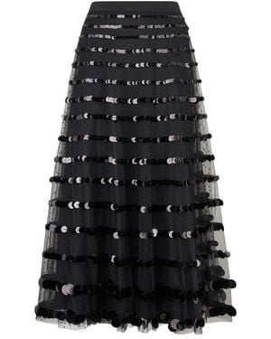 RED Valentino Midi Skirts - Black