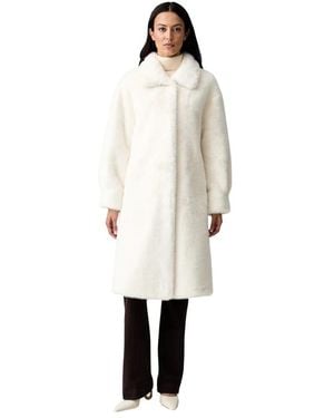 Silvian Heach Single-Breasted Coats - Bianco