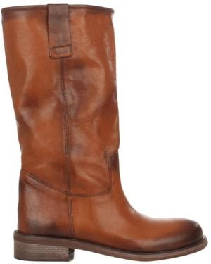 GISÉL MOIRÉ California Texan Boots - Braun
