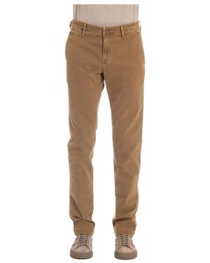 Jacob Cohen Slim-Fit Trousers - Natural