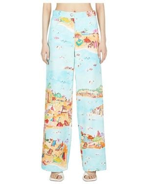 Marco Rambaldi Wide Trousers - Blue