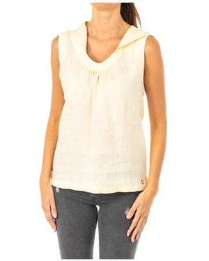 La Martina Sleeveless Tops - White