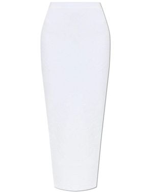 Balmain Midi Skirts - Blanco