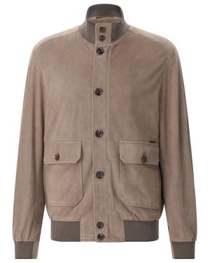 Moorer Bomber Jackets - Marron